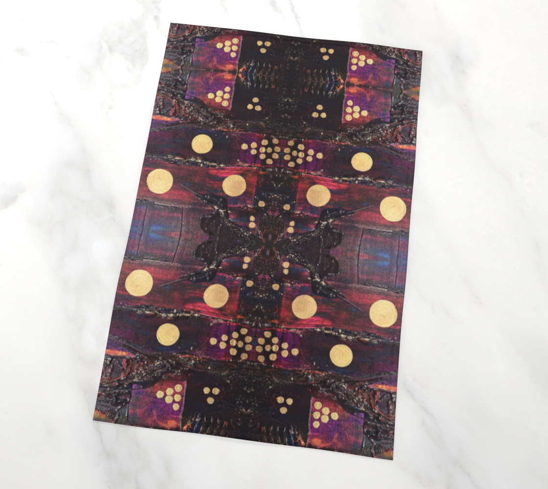 "Winter Woods" Tea Towel (Purple)
