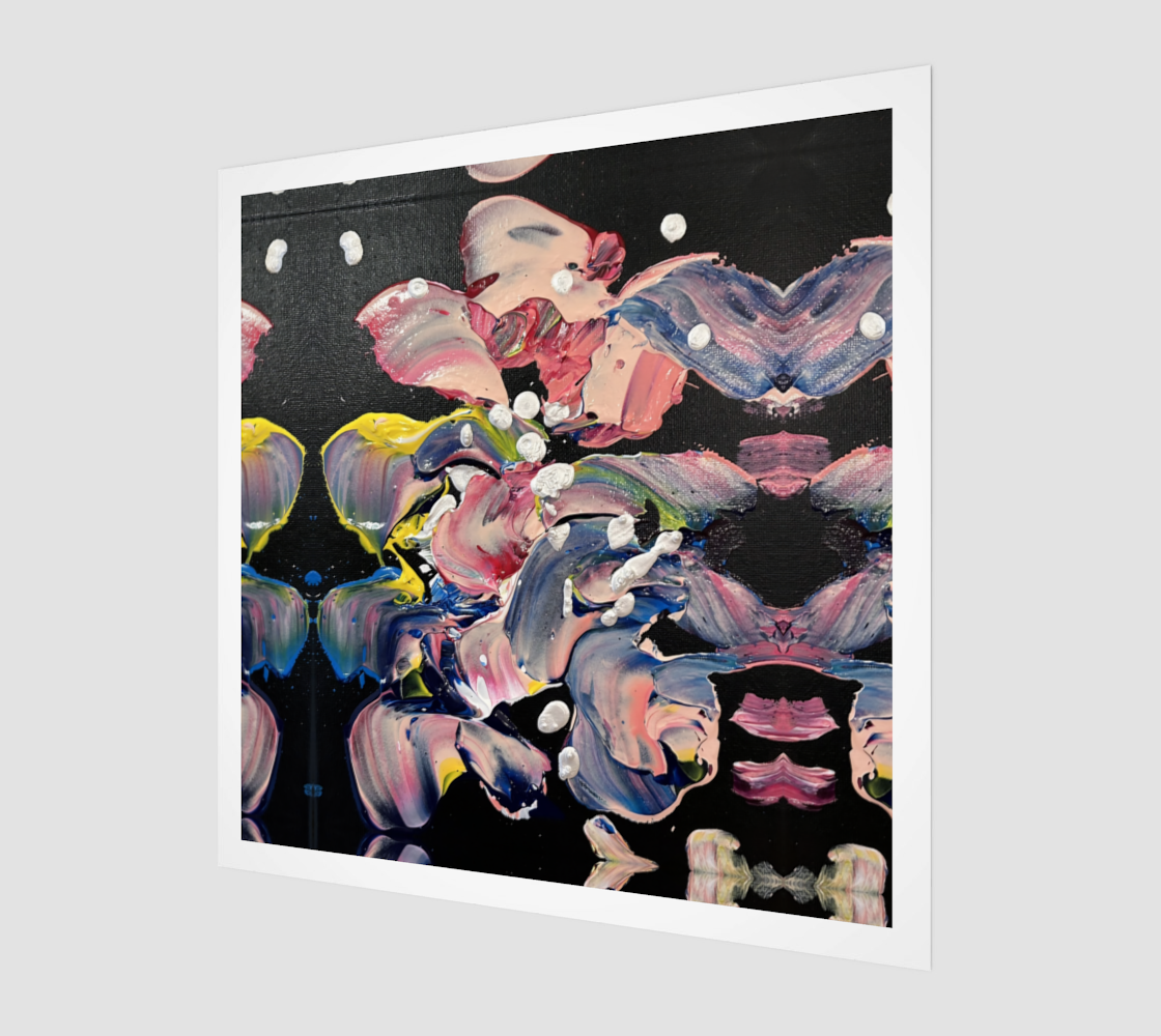 "Grace In Orchid Petals" Art Print