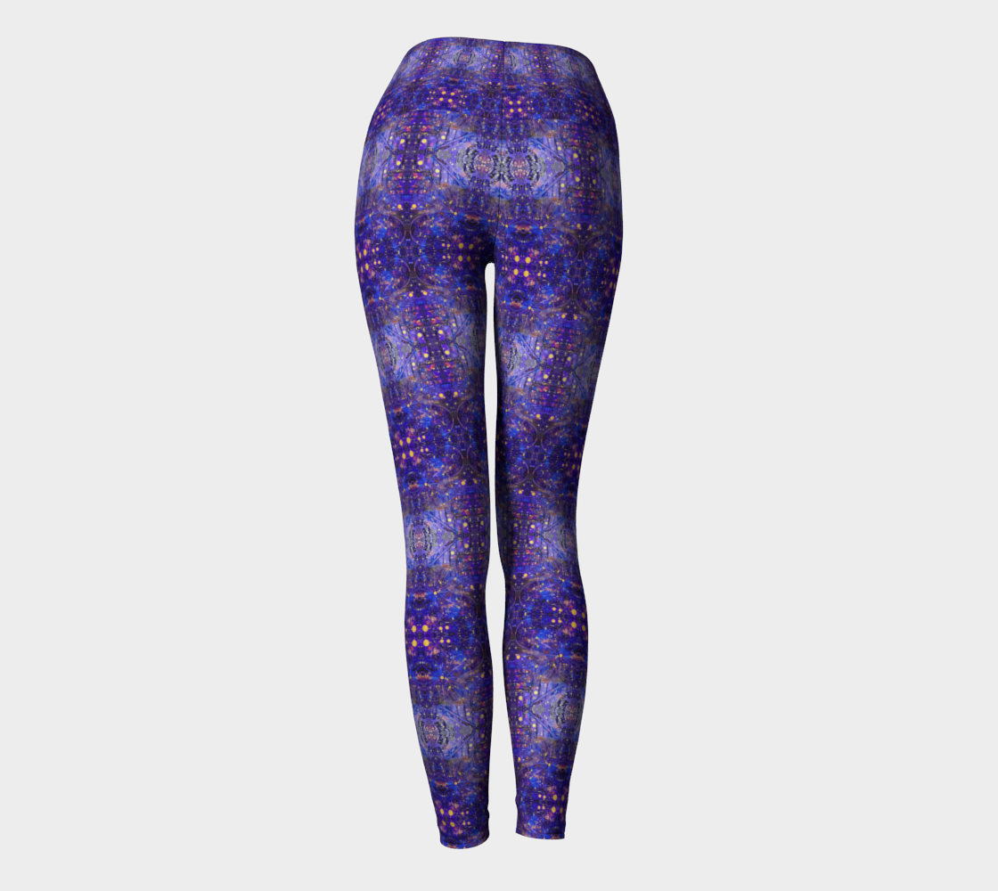 "Interstellar" Yoga Leggings (Purple)