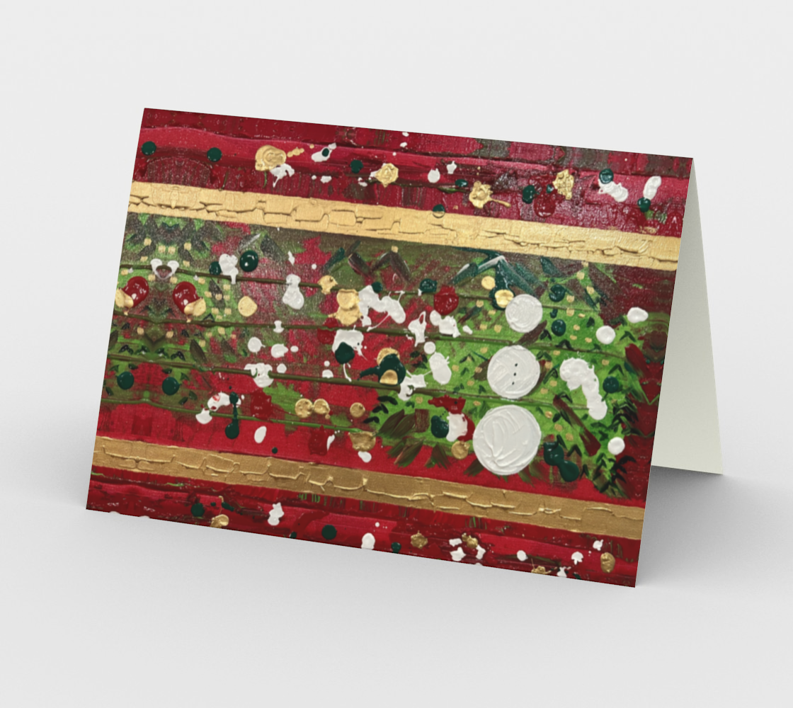 "Winter Frolic" Christmas Card