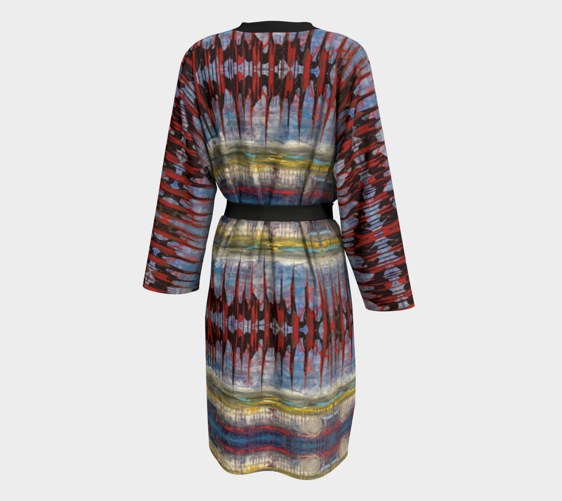 ”Northern Reflections” Peignoir (Blue, Grey, Pink)