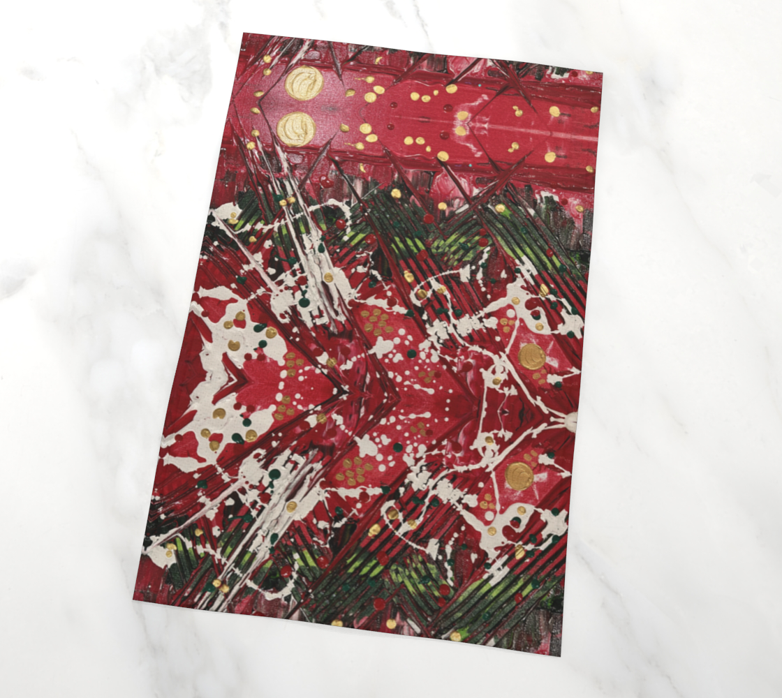 "Winter Trails" Tea Towel