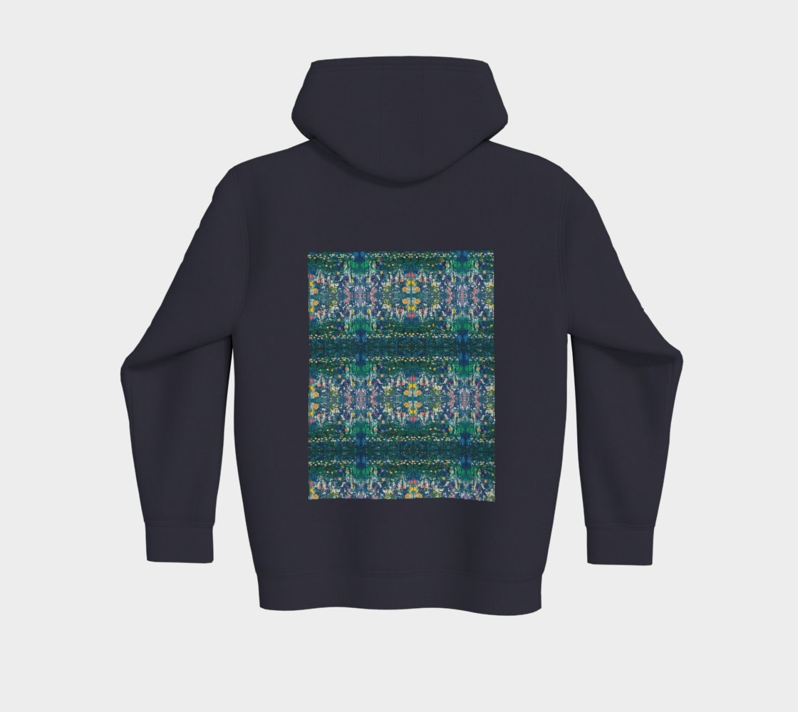 "Water Lillies" Premium Zipper Hoodie
