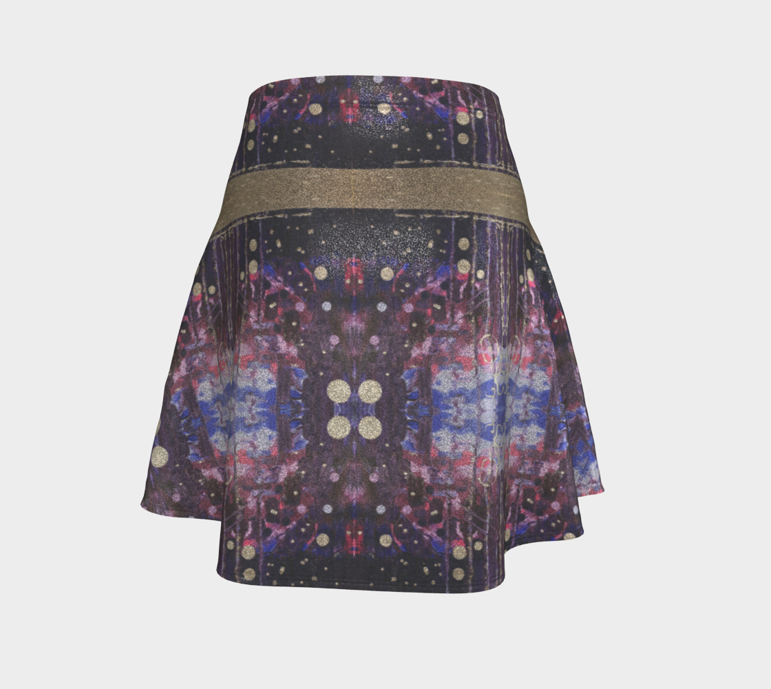 "Donum Familias" Flare Skirt (Purple, Pink, Silver)