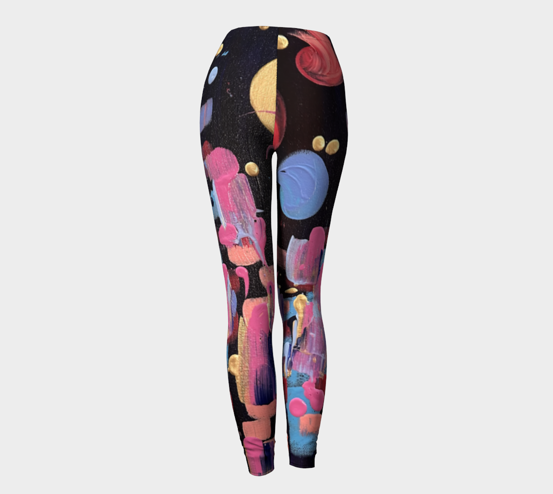 "Winter Night" Leggings (Purple, Pink, Blue)