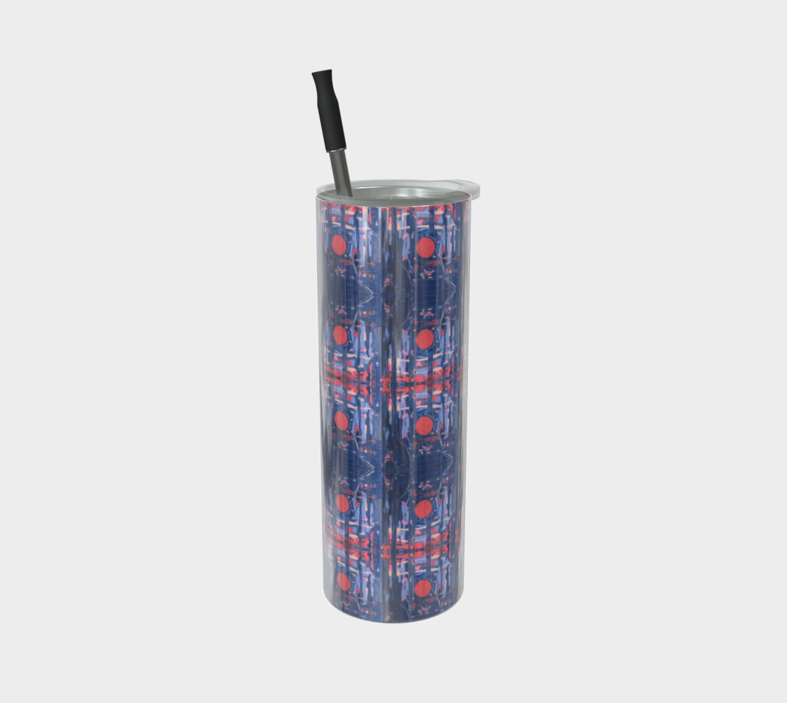 "Joy" Stainless Steel Tumbler (Blue, Pink)