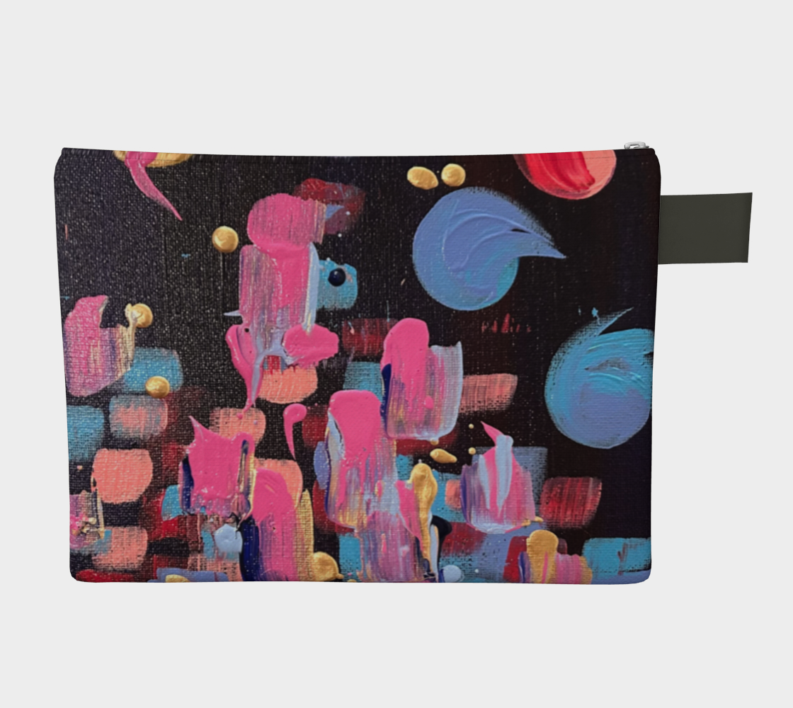 "Winter Night" Carry All (Purple, Pink, Blue)