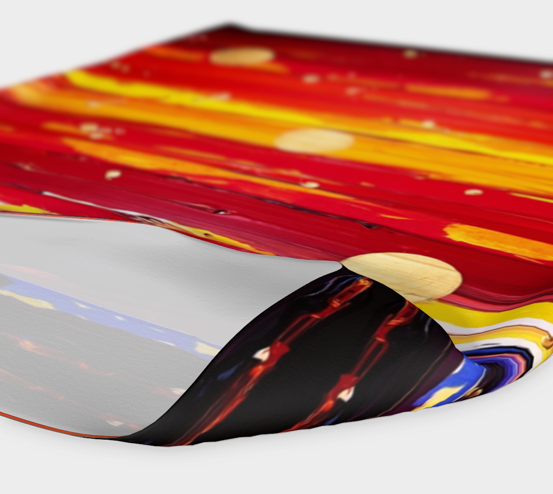 "View From the Red Planet" Headband (Red, Yellow, Purple)