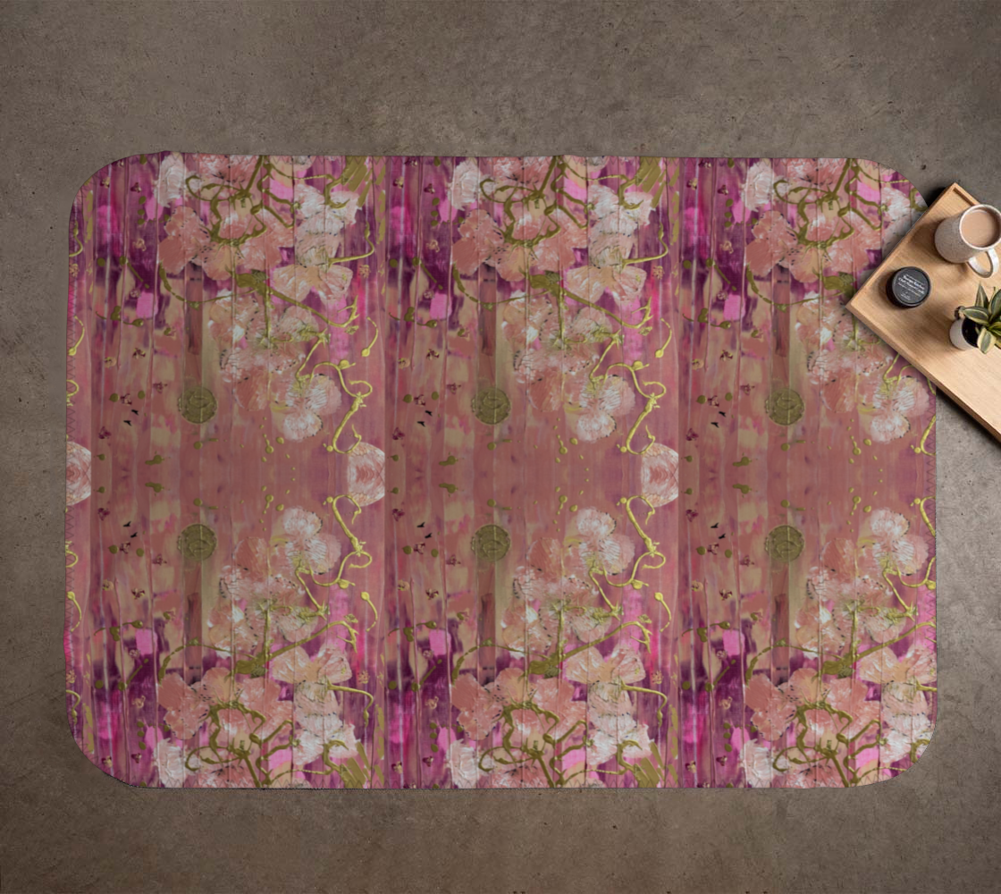 "Seeding Hope" Blanket (Pink, Gold)