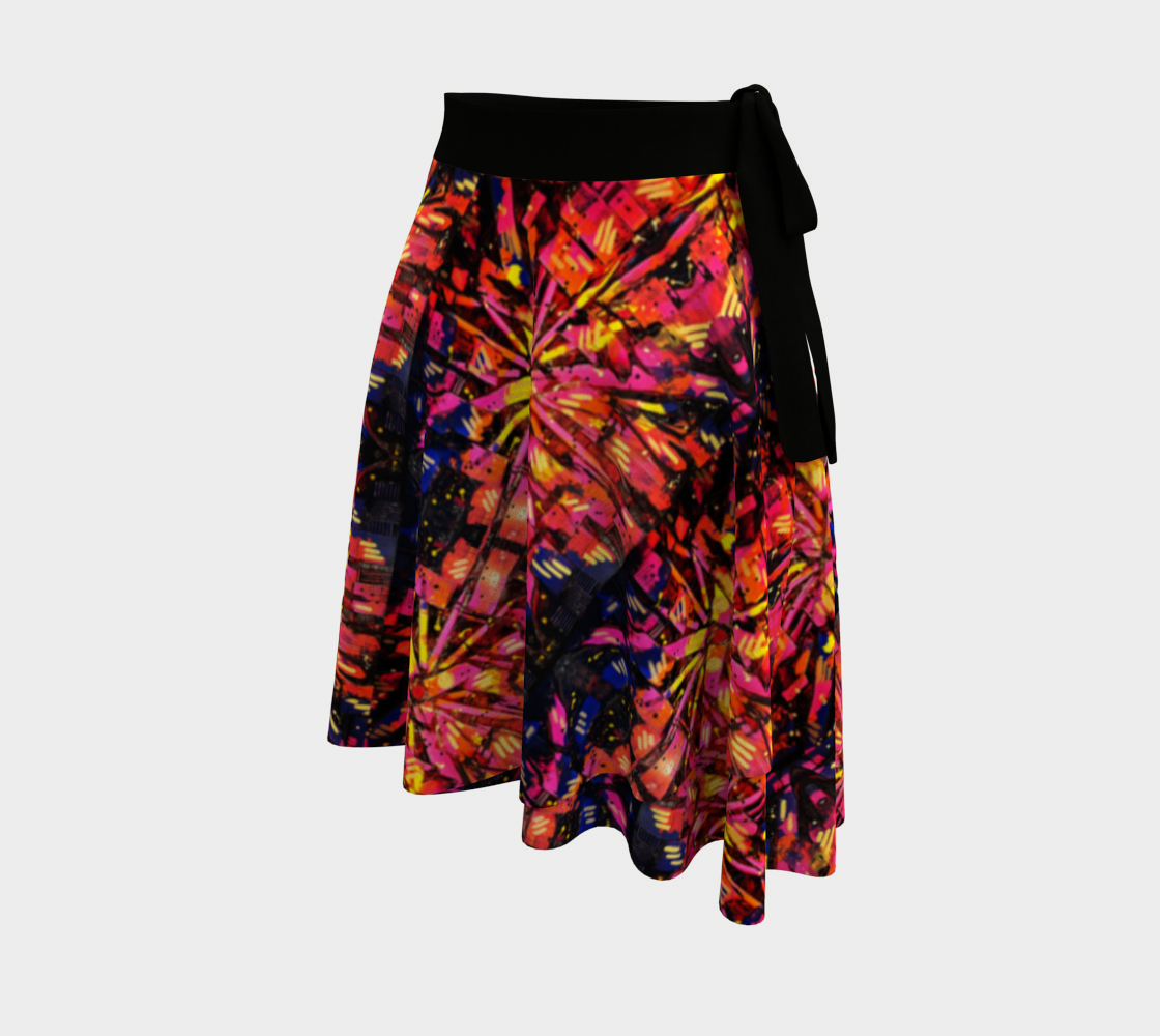 "Mercy" Wrap Skirt (Orange, Pink, Purple)