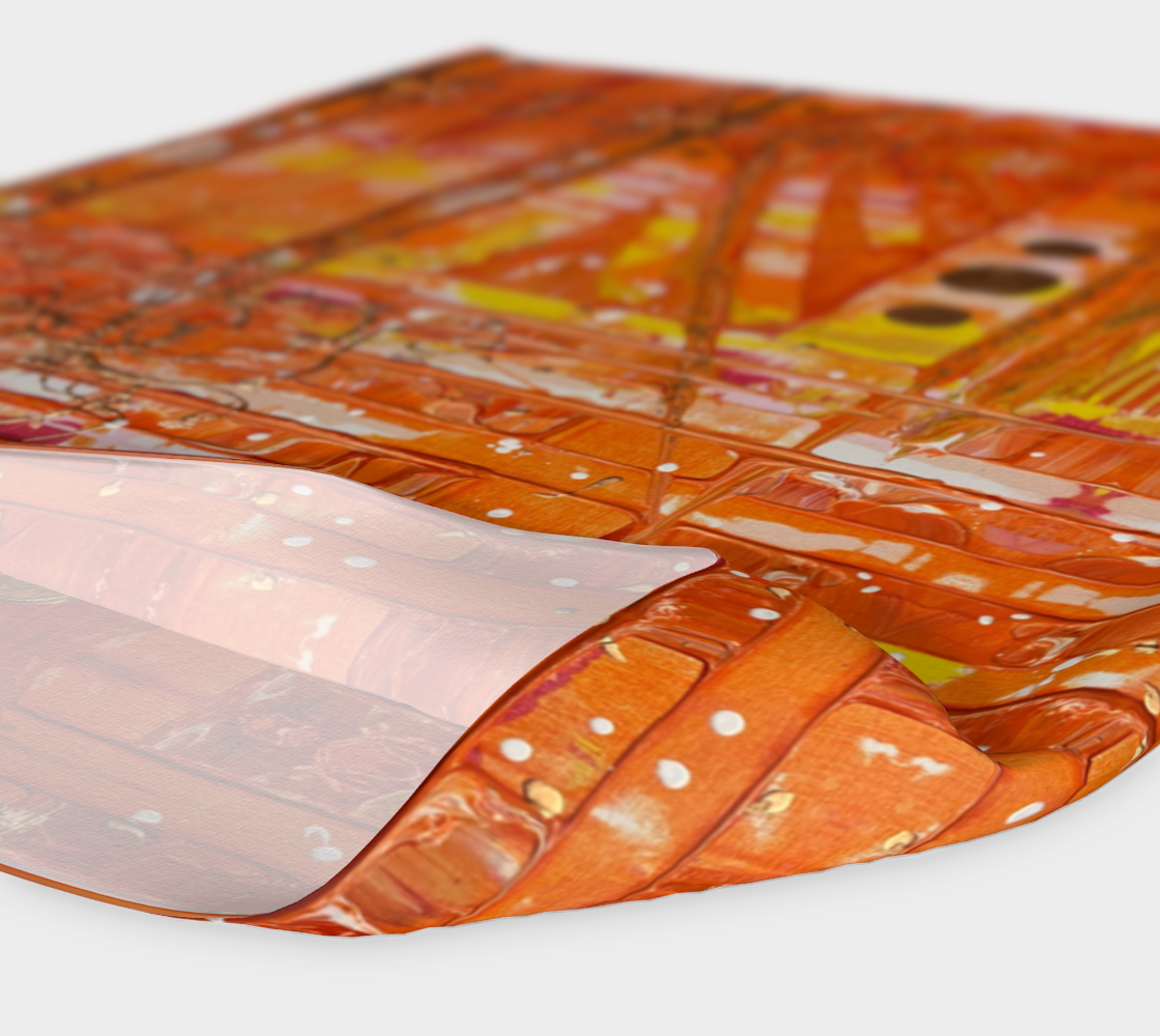 “1971” Headband (Orange, Yellow)