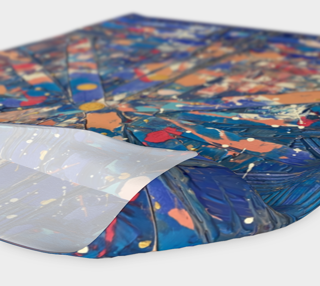 "Pol Roger Everyday" Headband #2 (Blue, Pink)