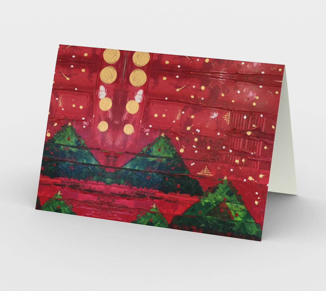 "Christmas Trees" Christmas Card