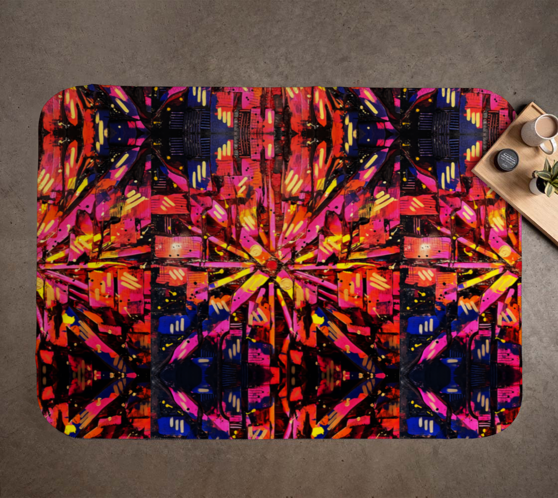 “Mercy” Blanket (Orange, Pink, Purple)