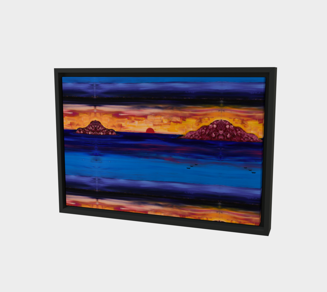 "Evening Harbour" Canvas 18"x20"