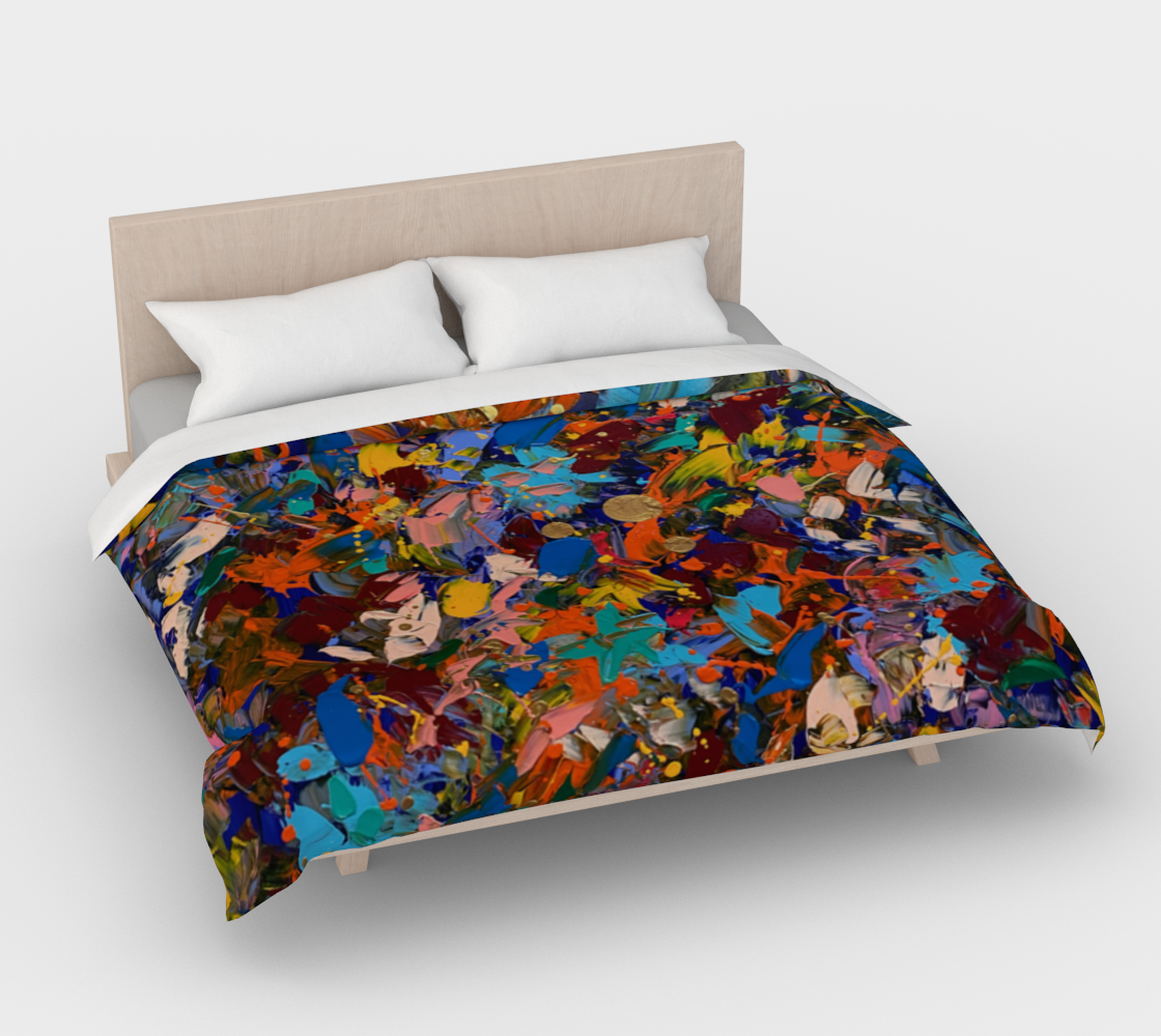 "Crazy for You" Duvet Cover (Multi)