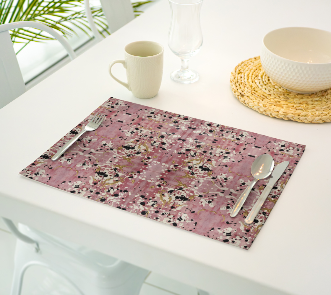 “Spring in Vancouver” Placemat (Pink, White)