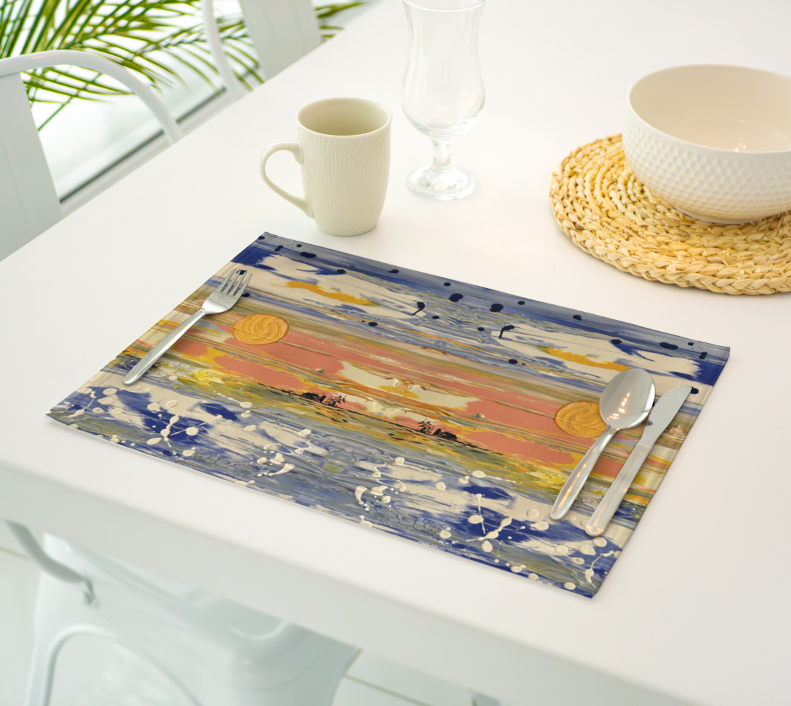 “Bruce County Winter” (Blue, Yellow)