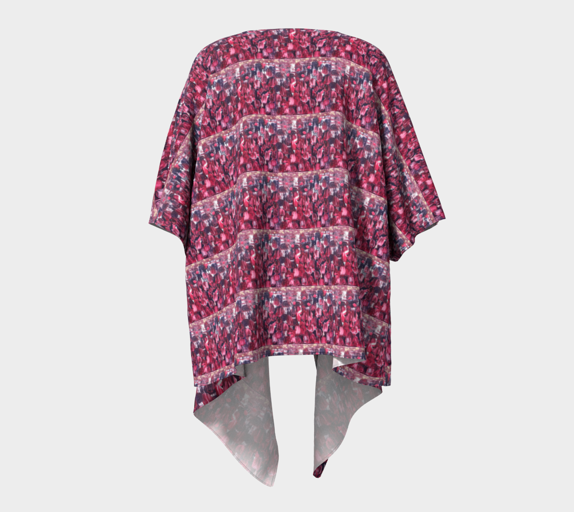 Pink Tulips Elegant Shrug