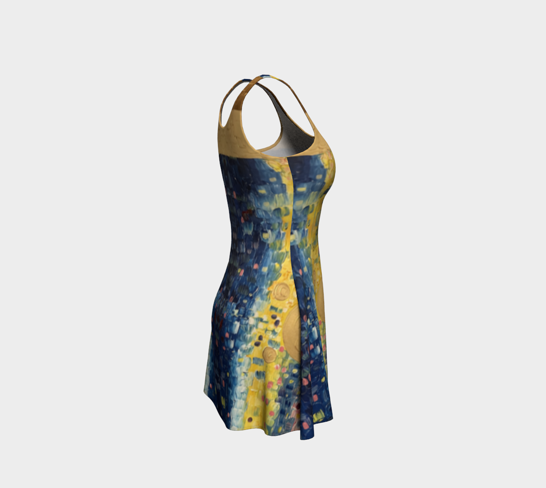 “Afternoon Solar” Flare Dress (Yellow, Pink, Blue)