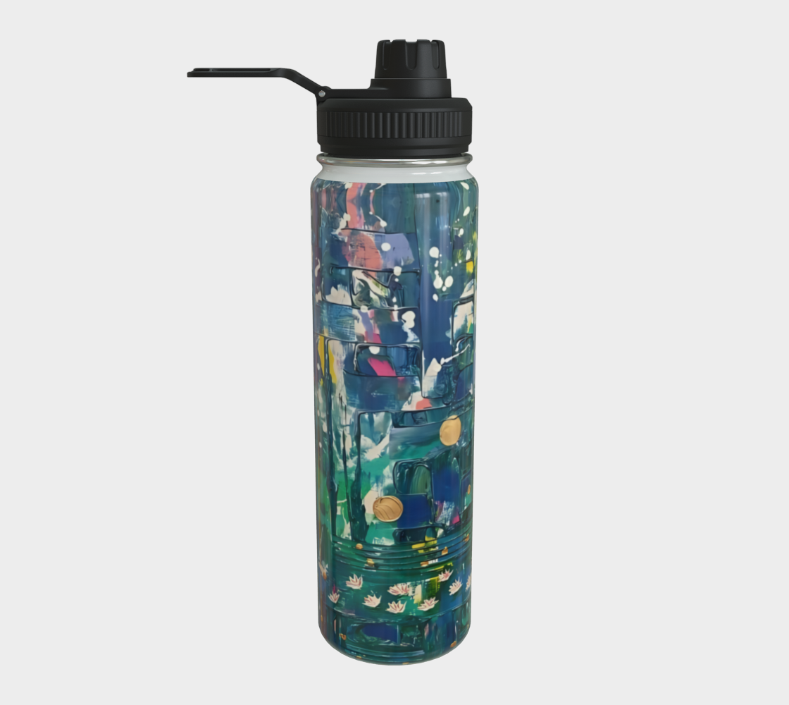 "Waterlilies" Water Bottle