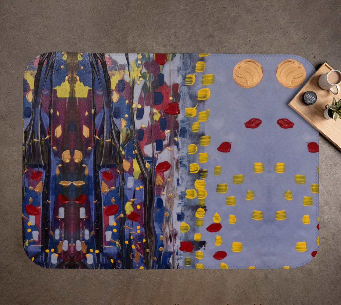 “Daybreak” Blanket (Purple, Red, Gold)