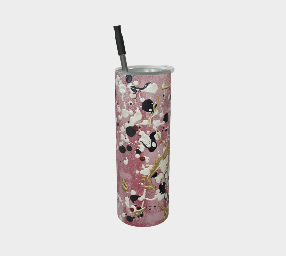 "Cherry Blossoms" Tumbler (Pink, White, Purple)