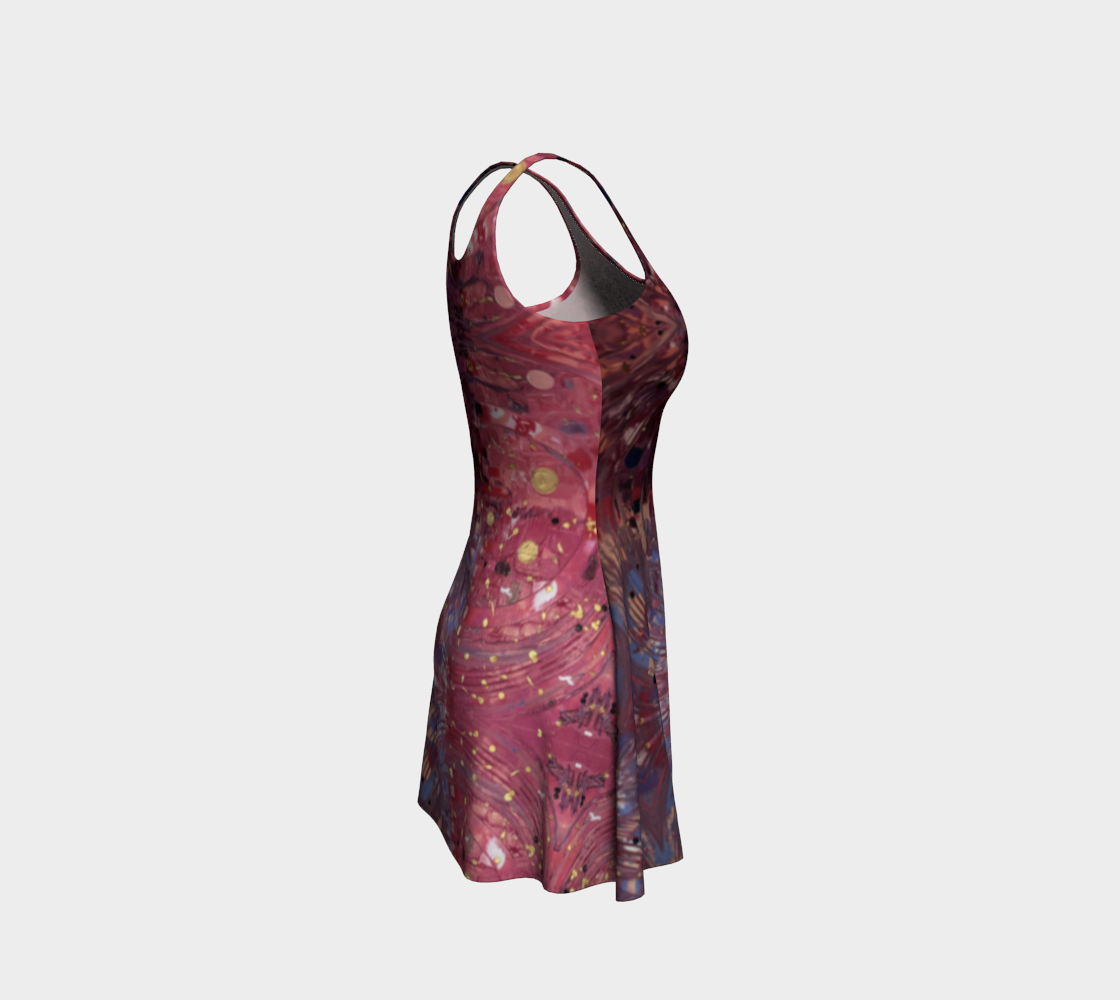 “My Valentine” Flare Dress (Pink, Purple)