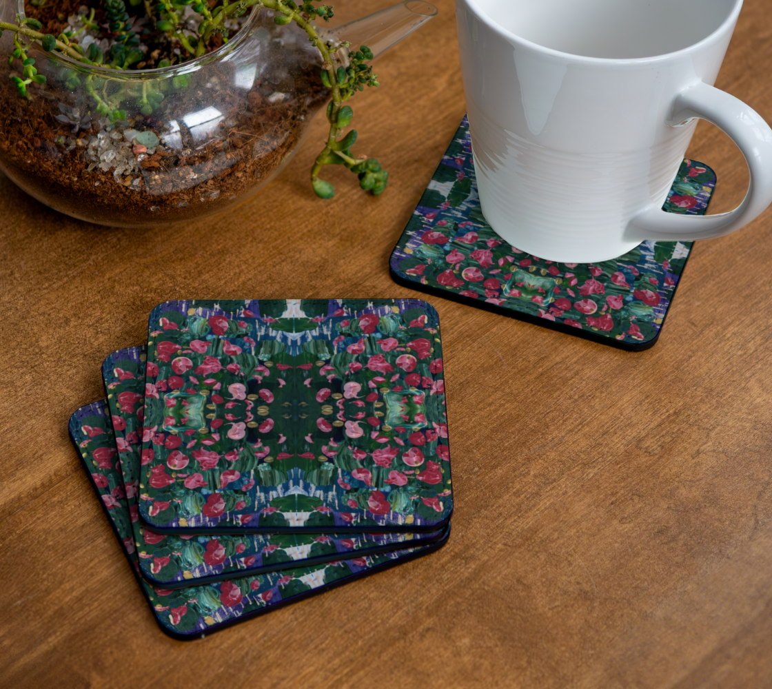 "Spring Rain" Coasters