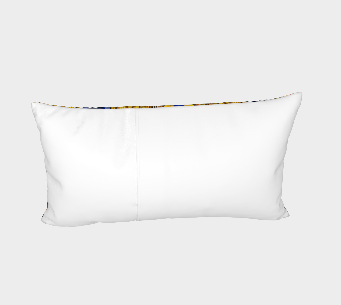 "Holy Ascent" Bed Pillow Sham (Yellow, Blue)