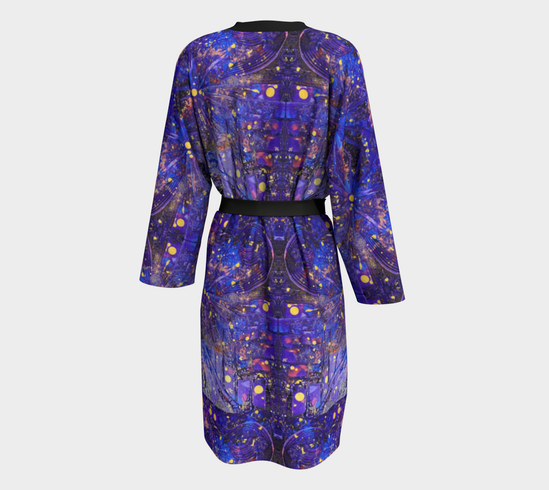 "Interstellar" Peignoir#2 (Purple, Pink, Gold)