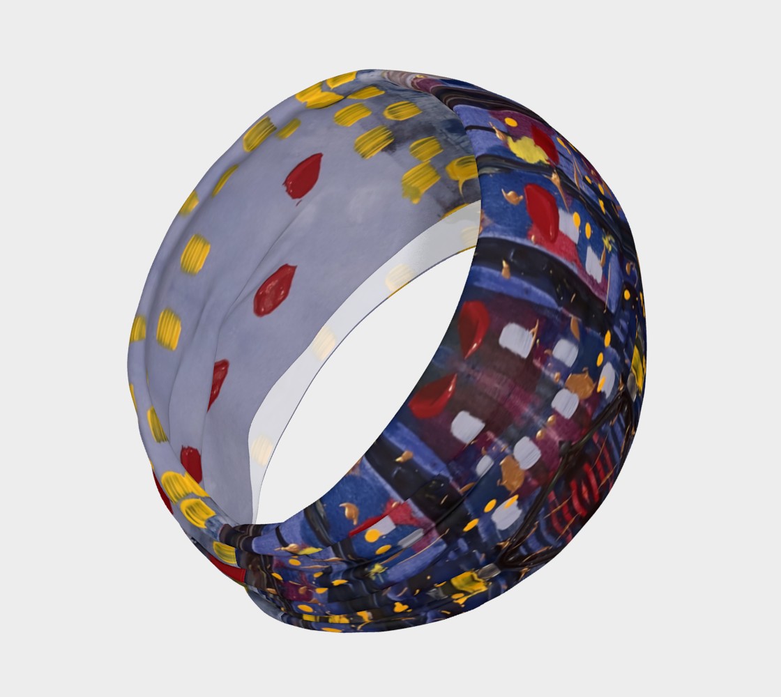 "Daybreak" Headband" (Purple, Red, Yellow)