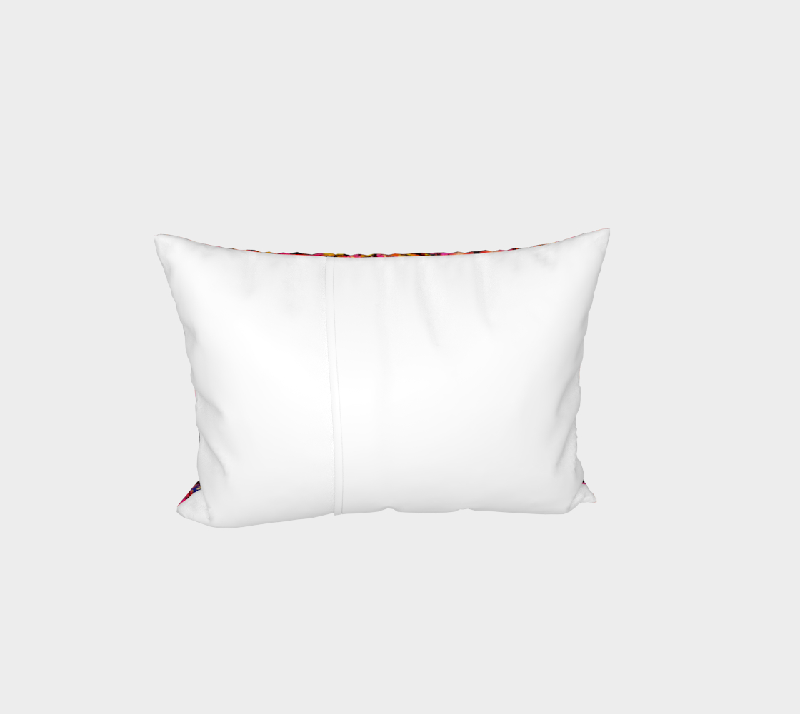 “Mercy” Bed Pillow Sham (Orange, Pink, Purple)