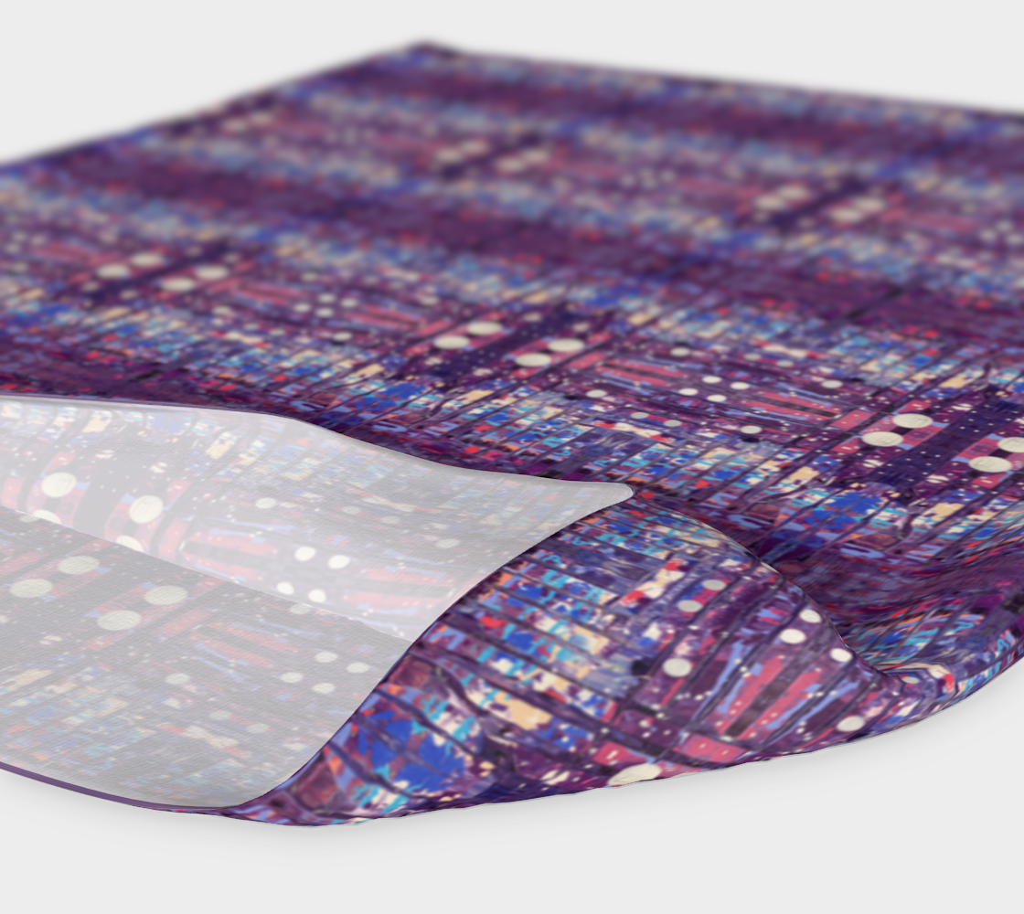 "1972" Headband #3 (Purple, Pink)