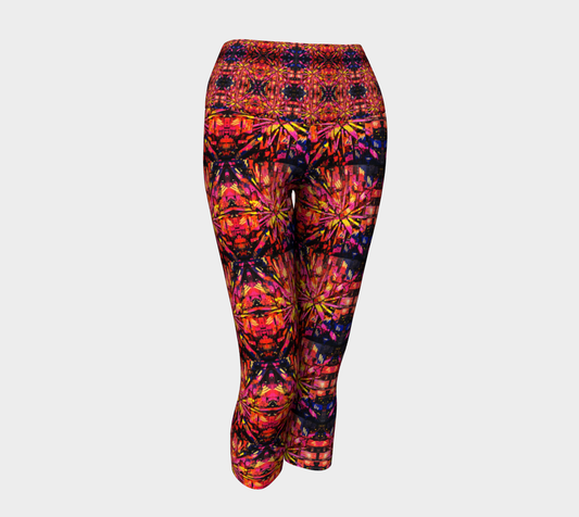 "Mercy" Yoga Capris  (Orange, Pink, Purple)