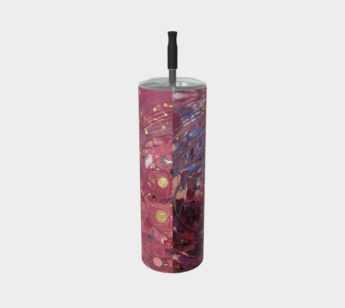 "My Valentine" Stainless Steel Tumbler (Pink, Purple)