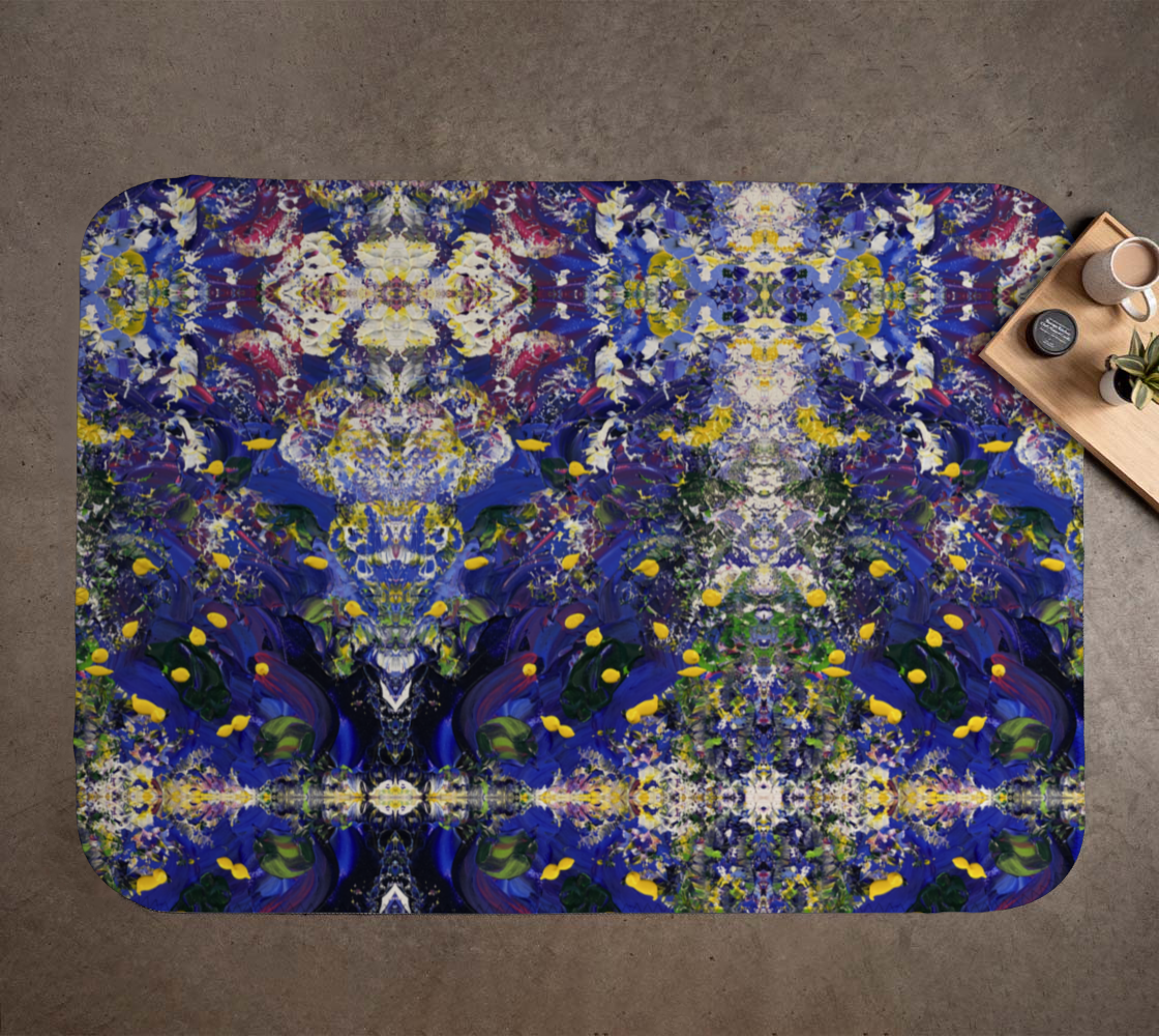 "Spring Flowers" Blanket (Purple, Yellow)