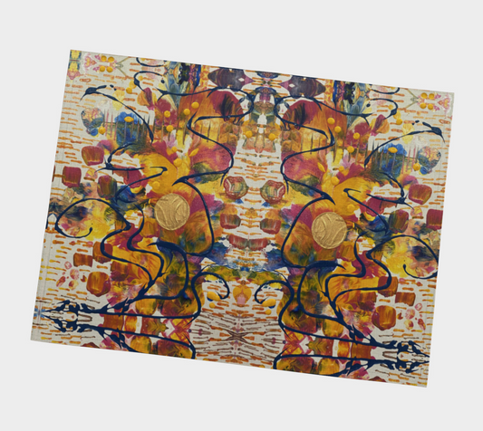 “Mayfair” Placemat (Yellow, Pink)