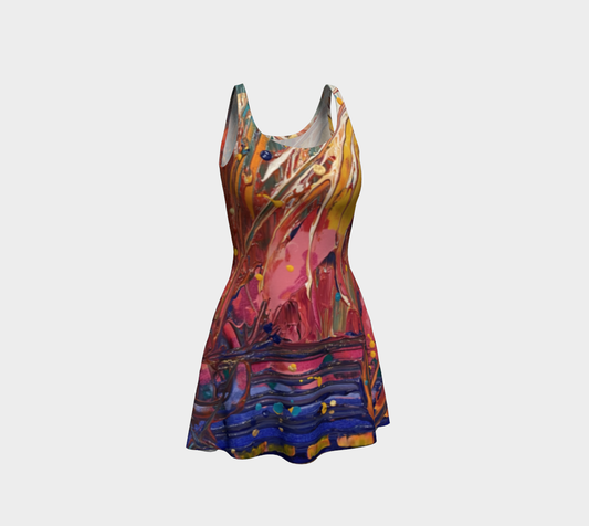 "Love Supreme" Flare Dress (Pink, Purple, Yellow)