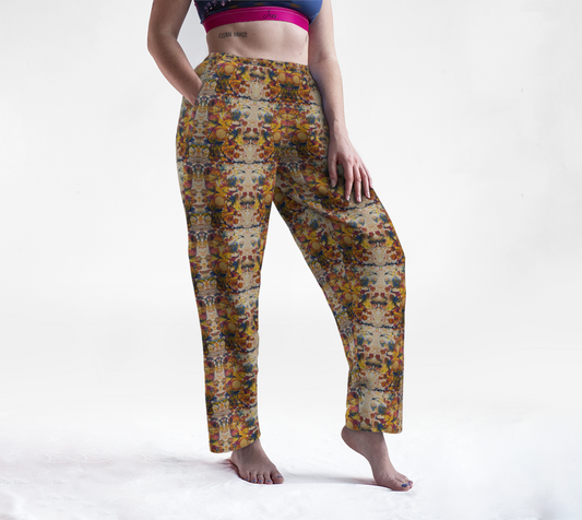 "Mayfair" Lounge Pants  (Yellow, Pink)