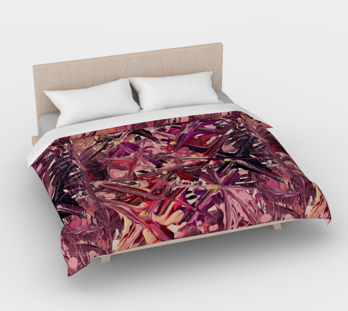 “Birth of a Nebula” Duvet Cover (Pink, Purple)