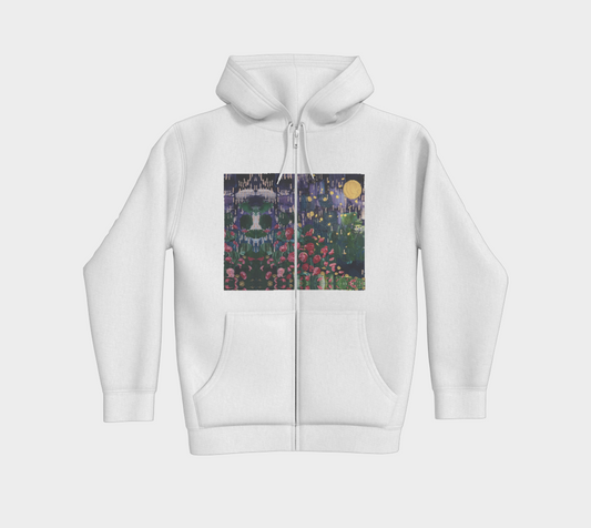 "Spring Rain" Premium Zipper Hoodie