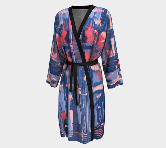 "Joy" Peignoir (Blue, Pink)