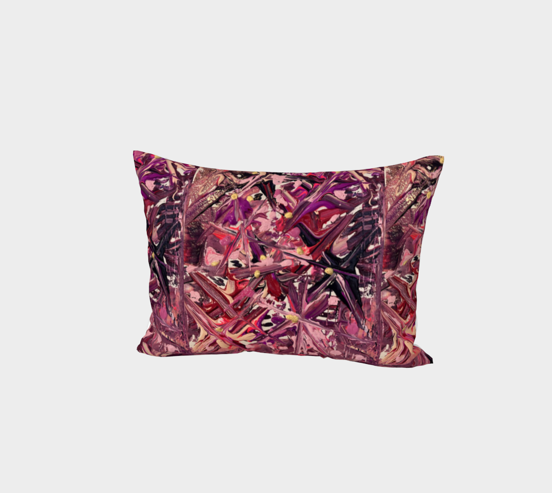 “Birth of a Nebula” Bed Pillow Sham (Pink, Purple)