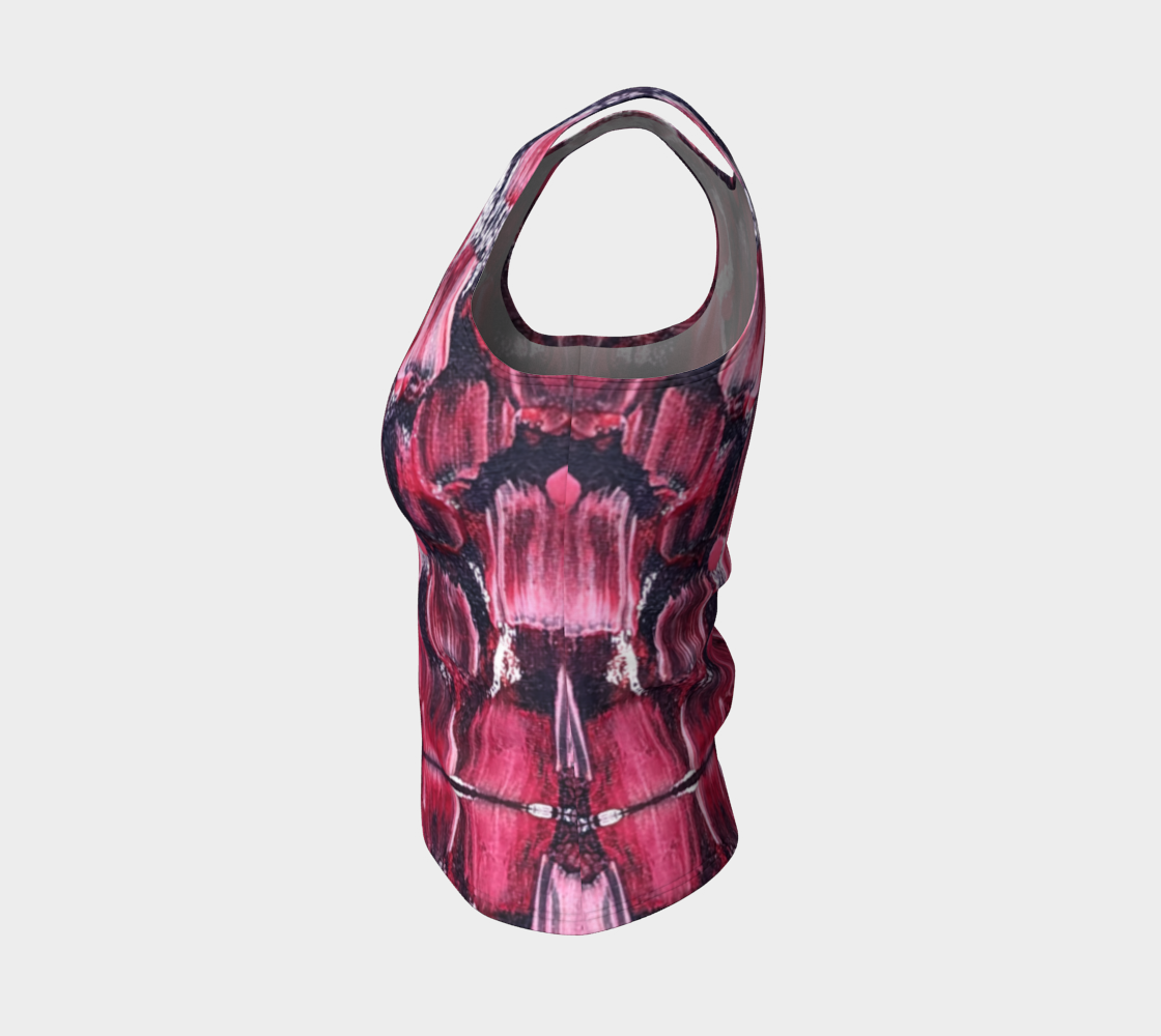 Pink Tulips Tank Top (Long)