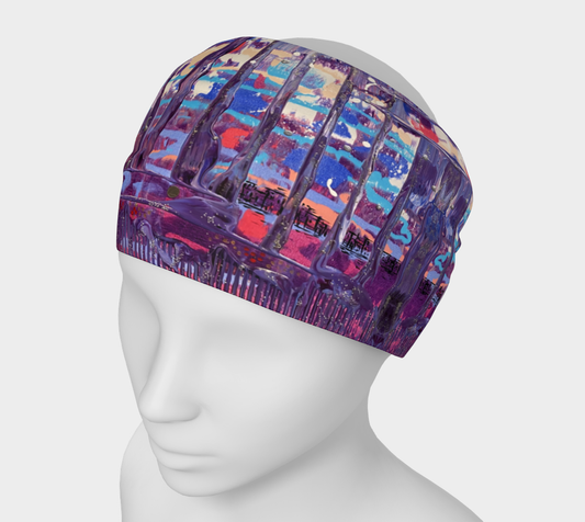 “1972” Headband (Purple, Pink, Blue)