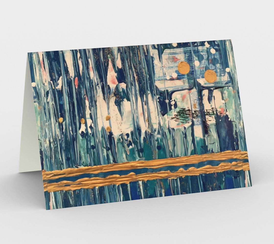 "Silent Night" Christmas Card Horizontal