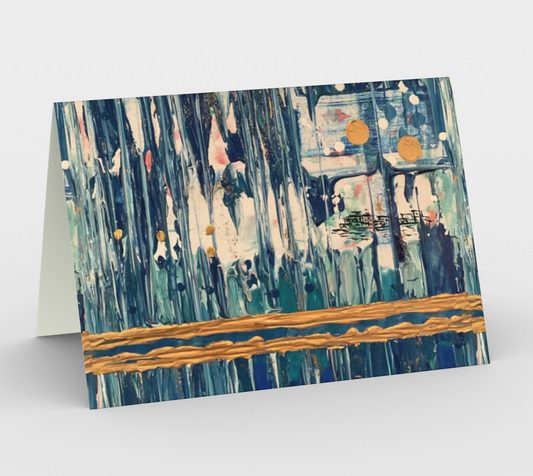 "Silent Night" Christmas Card Horizontal