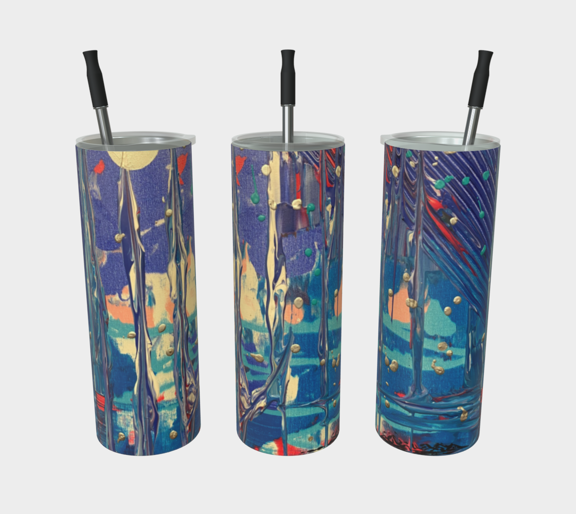 "Pacific Sky" Tumbler (Blue, Pink, Grey)