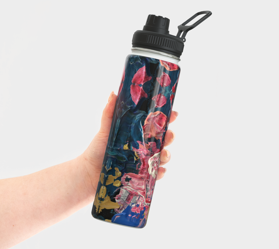 "Wild Carnations" Water Bottle